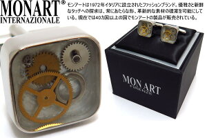 MONART A[g "PRET-A-PORTER" ANTIQUE GEAR SQUARE WHITE CUFFLINKS v^|^ AeB[NMAXNGAJtXizCgjyzyJtX{^@JtNXz ̓