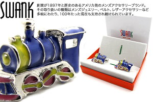 SWANK �X�����N STEAM LOCOMOTIVE CUFFLINKS ���C�@�֎ԃJ�t�X�y�J�t�X�{�^���@�J�t�����N�X�z�y�u�����h�z ���̓�