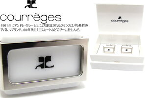 courreges �N���[�W�� WHITE ACRYLIC RESIN PLATE CUFFLINKS �z���C�g�A�N�����v���[�g�J�t�X�y���������z�y�J�t�X�{�^���@�J�t�����N�X�z�y�u�����h�z ���̓�