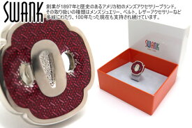 SWANK スワンク KATANA GUARD RED PINS 日本刀の鍔ピンズ（レッド）【ラペルピン スタッズ ブローチ】【ブランド】 父の日