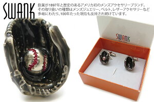 SWANK XN BASEBALL GLOVE  BALL BLACK CUFFLINKS@싅 O[u{[ JtXiubNjyJtX{^@JtNXzyuhz ̓