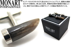 MONART A[g "PRET-A-PORTER" REAL HORN BROWN CUFFLINKS v^|eAz[JtXiuEjyzyJtX{^@JtNXz ̓