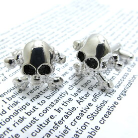 Simple 2500 SKULL CUFFLINKS 髑髏カフス　【カフスボタン　カフリンクス】