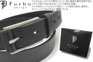 Furbo design �t���{�f�U�C�� LEATHER BACKLE 29mm SMOOTH LEATHER BELT BLACK ���U�[�o�b�N�� 29mm�X���[�X���U�[�x���g�i�u���b�N�j�y���[���֕s�z