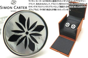 SIMON CARTER TCJ[^[ FLOWER PRINT MOP CUFFLINKS@t[vgJtXiLjyJtX{^@JtNXz ̓