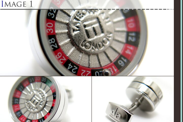 楽天市場】TATEOSSIAN タテオシアン ROULETTE CUFFLINKS ルーレット 