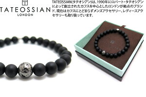 【バレンタイン応援期間限定ポイント10倍】TATEOSSIANタテオシアンSILVERASTEROIDONYXBRACELETシルバーアステロイドブレスレット(オニキス)【タテオシアン正規取扱】【送料無料】【ブランド】