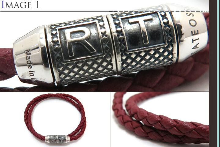 楽天市場】TATEOSSIAN タテオシアン LEATHER SILVER LUCKY ME RED  