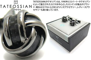 TATEOSSIAN ^eIVA CARBON FIBRE KNOT GUNMETAL & BLACK CARBON FIBRE CUFFLINKS@J[{t@Co[ mbgJtXiK^ubNj yzyJtX{^@JtNXzyuhz