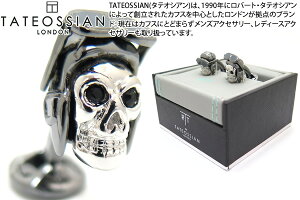 TATEOSSIAN ^eIVA NOVELTY AVIATOR SKULL RHODIUM & GUNMETAL CUFFLINKS@mxeB ArGC^[XJJtXiWEubNWEj yzyJtX{^@JtNXzyu
