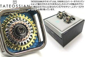 TATEOSSIAN ^eIVA MECHANICAL PAGODA GEAR GUNMETAL  BLUE ALUTEX CUFFLINKS@JjJ pS_MAJtXiK^u[AebNXj yzyJtX{^@JtNXz