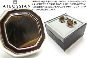 TATEOSSIAN ^eIVA BUSINESS OCTAGON SEMI-PRECIOUS RHODIUM  TIGER EYE CUFFLINKS@rWlX IN^SM΃JtXiWE^CK[ACj yJtX{^@JtNXz