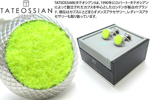 TATEOSSIAN ^eIVA NOVELTY MEMORABILIA TENNIS BALL CUFFLINKS@mxeB rAJtXiejX{[j yJtX{^@JtNXzyuhz
