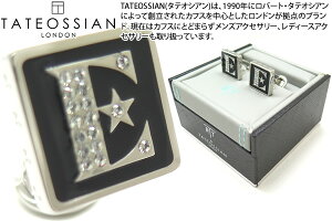 TATEOSSIAN X ELTON JOHN ^eIVA×GgEW ELTON JOHN SIGNATURE SW LOGO BLACK ENAMEL RHODIUM CUFFLINKS@GgEW VOj`SJtXiubNGiAWEjyzyJ