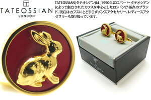 TATEOSSIAN ^eIVA ZODIAC RABBIT RED & YELLOW GOLD CUFFLINKS@x \  JtX(bhCG[S[h)yzyJtX{^@JtNXzyuhz