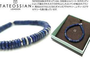 TATEOSSIAN ^eIVA BEADS SILVER POSITANO LAPIS BRACELET r[YVo[ |W^[muXbgisXYjiSTCYj yuhz