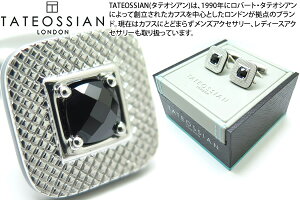 TATEOSSIAN ^eIVA SILVER REFRATTO RHODIUM & BLACK SPINEL CUFFLINKS@tbgVo[JtXiWEubNXslj@E200Zbg