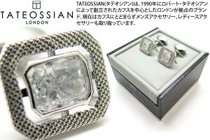 TATEOSSIAN ^eIVA HALO RECTANGLE RHODIUM & CLEAR CZ CUFFLINKS@nN^OJtXiWE&NAjyzyJtX{^@JtNXzyuhz
