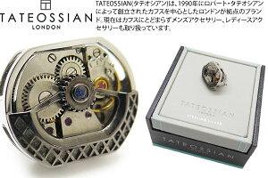 TATEOSSIAN ^eIVA SILVER TONNEAU SKELETON RHODIUM, BLACK RHODIUM & SAPPHIRE (0.015cts) PINS@gm[XPgVo[sYiWEAubNWE&Tt@CAj@E300Zbgy