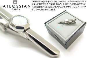 TATEOSSIAN ^eIVA SUNBURST SEMI-PRECIOUS PALLADIUM & WHITE MOP TIE CLIP@To[XgM΃^Co[ipWELjlN^Cs ^Cs ^CNbv