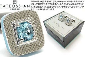 TATEOSSIAN ^eIVA SILVER REFRATTO SKY BLUE TOPAZ CUFFLINKS@tbgVo[JtXiXJCu[gp[Yj@E100Zbg