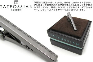 lN^Cs TATEOSSIAN ^eIVA GRID GUN METAL TIE CLIP(44mm) Obh^Co[(K^) y^CNbv uh Vv v[g j  肰Ȃ 킹₷  X[c 