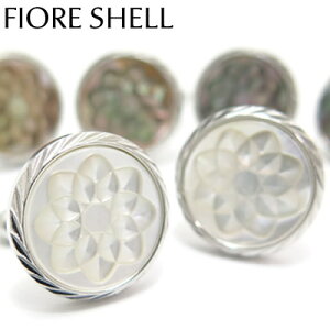 BASIC5000V[Y yIׂ3FzFIORE SHELL CUFFLINKS tBI[ VFJtX yJtX{^@JtNXzyL Lzyz ̓