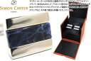 SIMON CARTER サイモンカーター HALF BARREL SODALITE CUFFLINKS ハーフバレルカフス(ソーダライト)【送料無料】【カフス...
