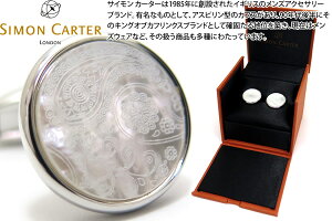 SIMON CARTER TCJ[^[ PAISLEY MOP CUFFLINKS yCY[JtXiLjyJtX{^@JtNXz ̓