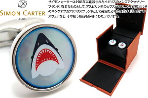 SIMON CARTER TCJ[^[ SHARK CUFFLINKS V[NJtXyJtX{^@JtNXz ̓
