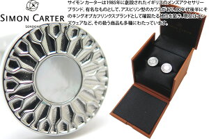 SIMON CARTER �T�C�����J�[�^�[ PETAL MOP POLISHED CUFFLINKS�@�y�^���|���b�V���J�t�X�i�����L�j�y�J�t�X�{�^���@�J�t�����N�X�z ���̓�