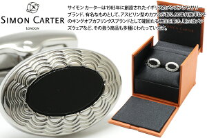 SIMON CARTER TCJ[^[ ALLEGRO ONYX CUFFLINKS@AOJtXiIjLXjyJtX{^@JtNXz ̓