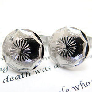 Simple 2500 BULGE NONAGON CUFFLINKS �o���W�m�i�S���J�t�X�y�J�t�X�{�^���@�J�t�����N�X�z