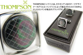 THOMPSON トンプソン TH SEMI PRECIOUS WINDOW BLACK MOP CUFFLINKS セミプレシャスウィンドウカフス（黒蝶貝）【トンプソン正規取扱】【送料無料】【カフスボタン　カフリンクス】【ブランド】 父の日