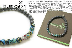 THOMPSON トンプソン TH ANKH BLUE CALSILICA BRACELET　アンク ブレスレット （ブルーカルシリカ）（Mサイズ） 【送料無料】【ブランド】