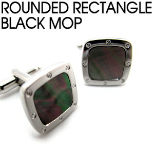 VALUE3500 ROUNDED RECTANGLE BLACK M.O.P. SHELL CUFFLINKS Efbh N^O ubNM.O.P. VFJtX yJtX{^@JtNXzyLz ̓