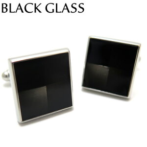 VALUE3500 BLACK GLASS CUFFLINKS ubNOXJtXyJtX{^@JtNXz ̓
