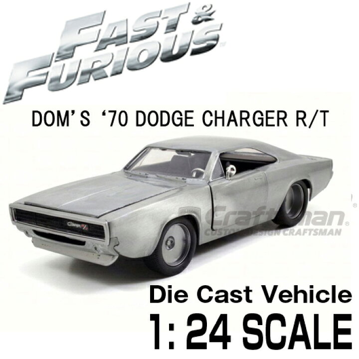 楽天市場】ワイルドスピード ミニカー1/24 ダイキャスト Dom