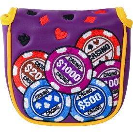 BigTeeth ゴルフマレットパターヘッドカバー パターヘッドカバー マグネット付き　かっこいい