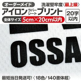 アイロンプリント ラバーシート 【最短当日発送OK】 アイロン ワッペン 文字 大きい ひらがな アルファベット 数字 簡単プリント オーダーメイド アイロンステッカー 急ぎ対応 オリジナル作成 文字 切文字 ネームタグ 衣服用 ユニフォーム 応援グッズ