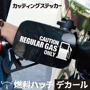 給油口ステッカー カッティングシート製 レギュラー ハイオク ディーゼル 選べるカラー47種 ステッカー シール 防水 給油ハッチ 自動車 車 カー用品 デザイン かっこいい かわいい おしゃれ