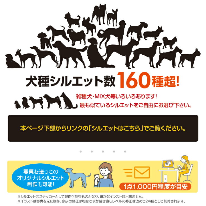 楽天市場】カッティングステッカー 犬 多頭 3頭タイプ （猫3匹 対応可 