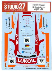 1/24 Mercedes SLS GT3 hLUKOILh#85 Nogaro 2014 (F1/24 Ή)