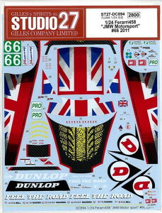 1/24@ Ferrari458 "JIMW Motorsport" #66 2011 iF1/24Ήj