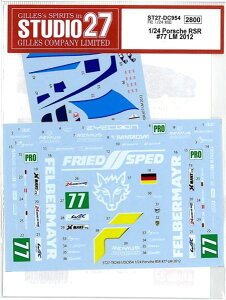1/24 @Porsche RSR #77/ LM 2012