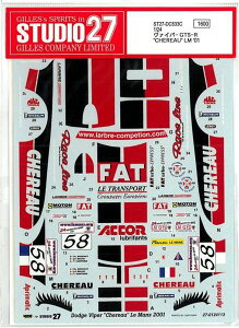 @Cp[GTS-R"CHEREAU"LM'01 1/24scale