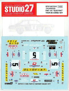 1/24 FIAT 131 "OLIO FIAT TOUR DE CORSE '77 (C^БΉj