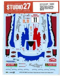 1/24 Ford Fiesta "Royal Bernerd"11 Monte Carlo 2014 (BELKITS1/24 Ήj