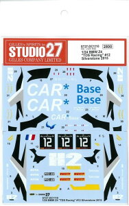 1/24 BMW Z4 "TDS Racing"12 Silverstne 2015 (F1/24 BMW Z4Ήj