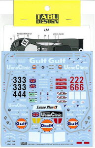 1/24 McLaren F1-GTR "Gulf" #33#34 /LM/#2/6 SUZUKA1996(F社1/24対応)